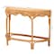 Bali & Pari Wakana Modern Bohemian Natural Brown Rattan Console Table 241-13399-ZORO - alternate 6